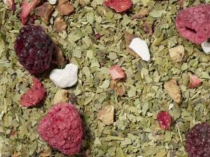 Yerba Mate - Malinowy bzik - ostrokrzew paragwajski (nazywany też herbatą Yerba Mate) z owocowo kremowymi dodatkami